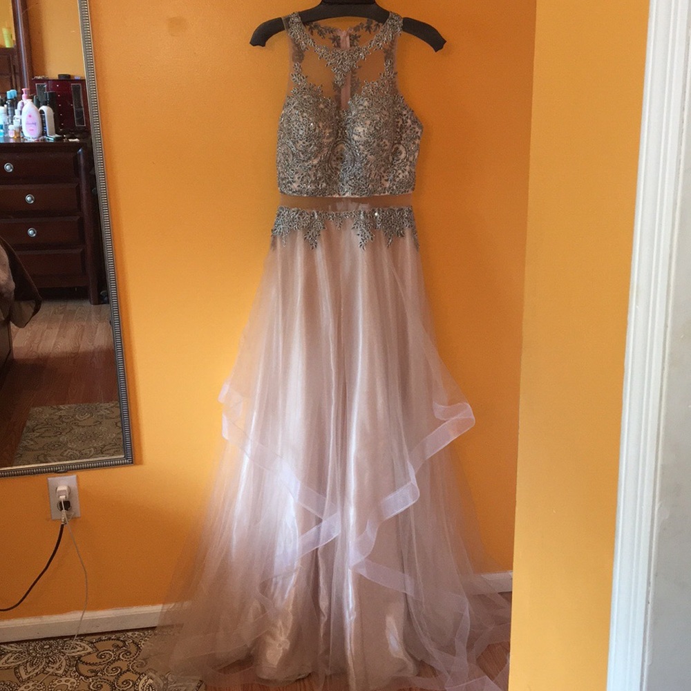 Elegant Blush Pink Dress